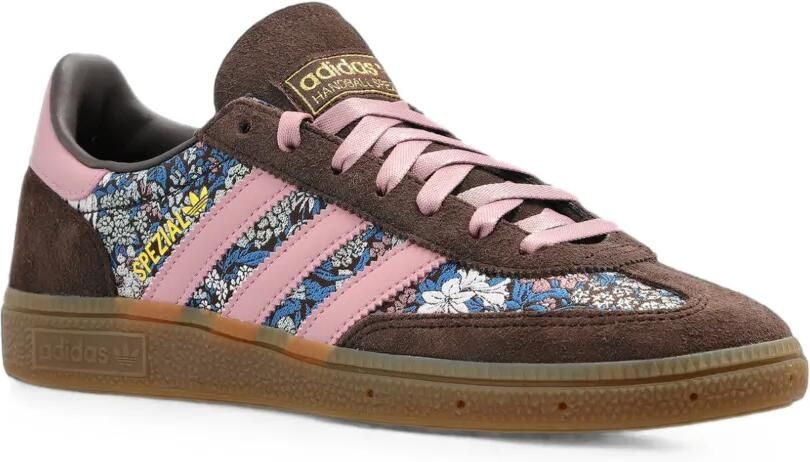 Adidas x Liberty London Handball Spezial sneakers met bloe print Bruin - Foto 3