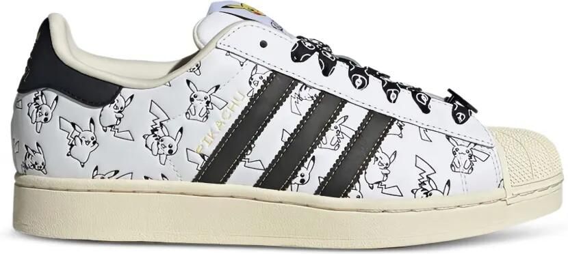 Adidas x Pokémon Pikachu Superstar sneakers Wit
