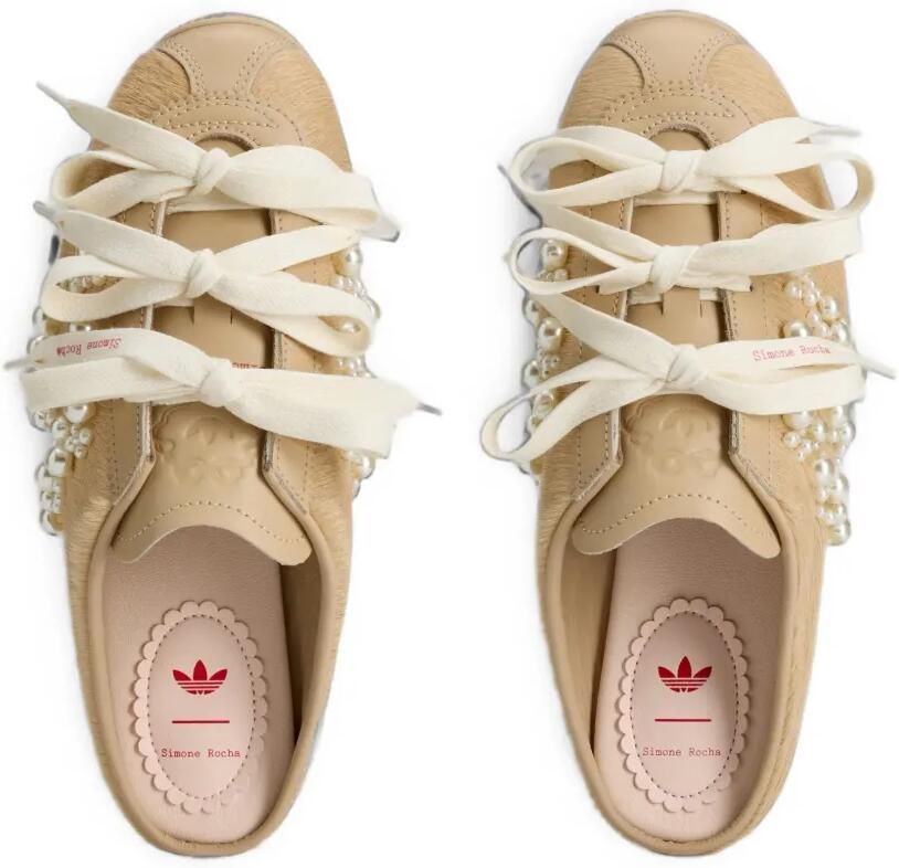 Adidas x Simone Rocha Japan Slip-On sneakers verfraaid met parels Beige - Foto 2