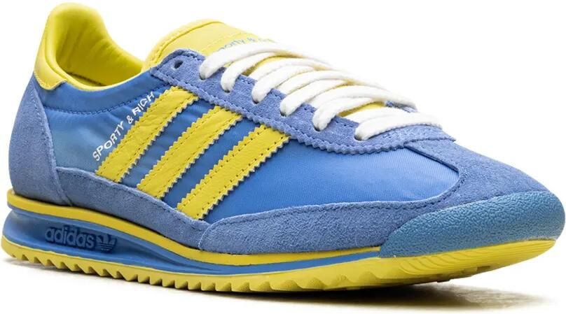 Adidas x Sporty & Rich SL 72 "Sweden Pack Blue Yellow Cloud White" sneakers Blauw - Foto 3
