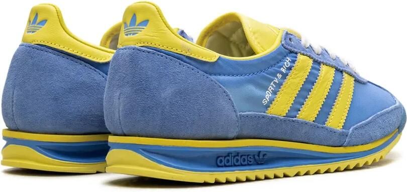 Adidas x Sporty & Rich SL 72 "Sweden Pack Blue Yellow Cloud White" sneakers Blauw - Foto 6