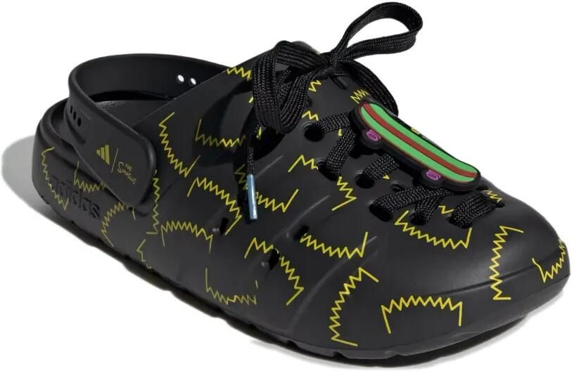 Adidas x The Simpsons Adilette "Core Black Yellow" klompen Zwart - Foto 2
