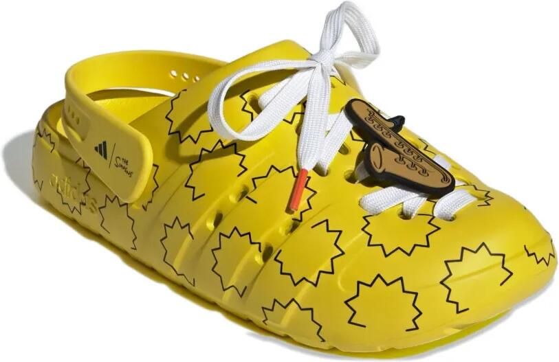 Adidas x The Simpsons Adilette "Yellow Black" klompen Geel - Foto 2