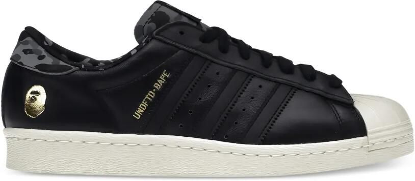 Adidas x Undefeated x BAPE Superstar 80v sneakers Zwart