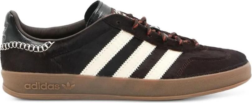 Adidas x Wales Bonner Gazelle sneakers met ponyhaar Bruin - Foto 4