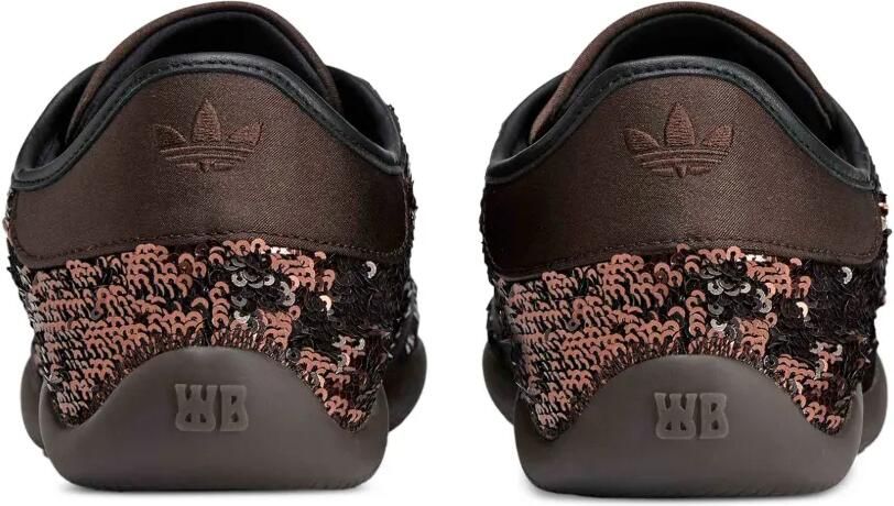 Adidas x Wales Bonner gestreepte sneakers met pailletten Bruin - Foto 3