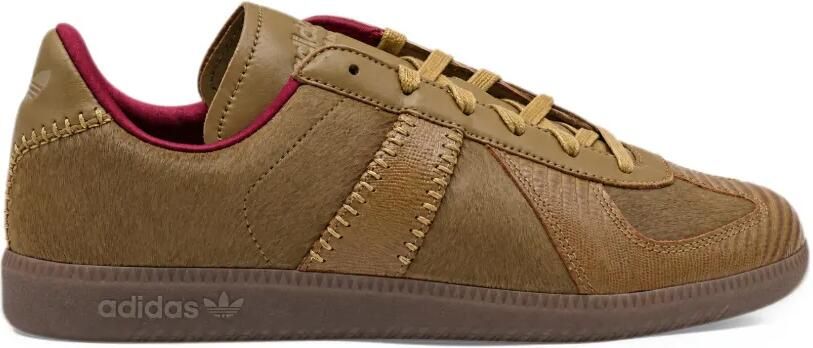 Adidas x Wales Bonner pony-hair-effect whipstitch-trim sneakers Bruin