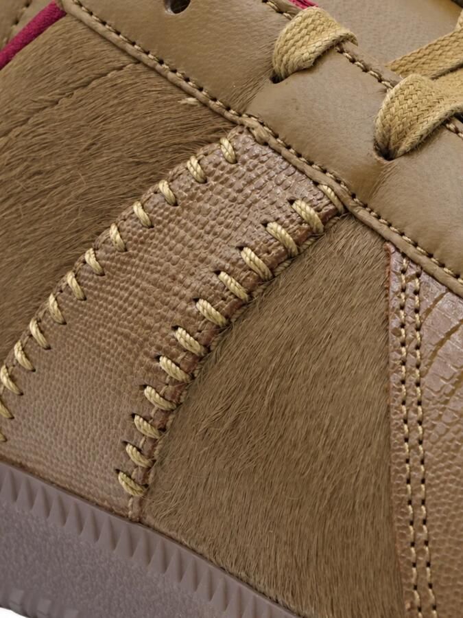 Adidas x Wales Bonner pony-hair-effect whipstitch-trim sneakers Bruin - Foto 2