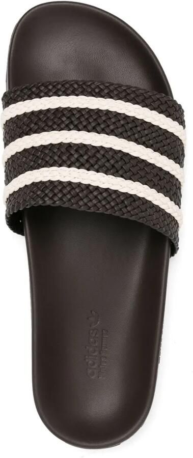 Adidas x Wales Bonner slippers Bruin - Foto 2