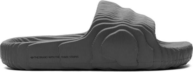 adidas Adilette slippers met textuur Grijs