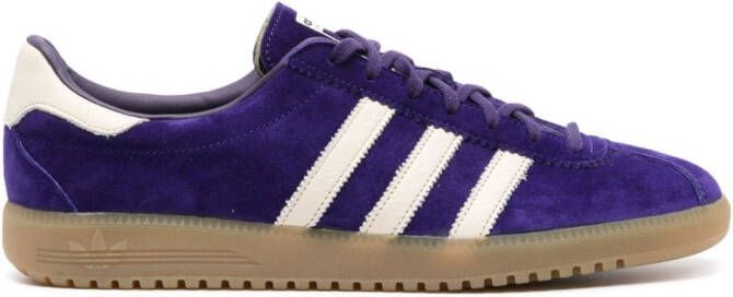 adidas Bermuda 3-Stripes suède sneakers Paars