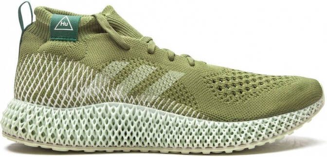 Adidas x Pharrell Williams 4D Runner sneakers Groen