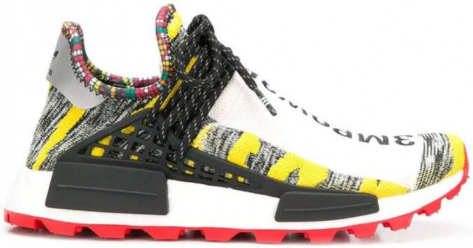 Adidas x Pharrell Williams Solarhu V2 tennis sneakers Geel - Foto 6