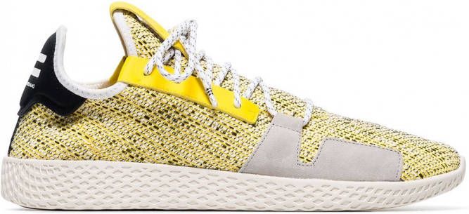 Adidas x Pharrell Williams Solarhu V2 tennis sneakers Geel