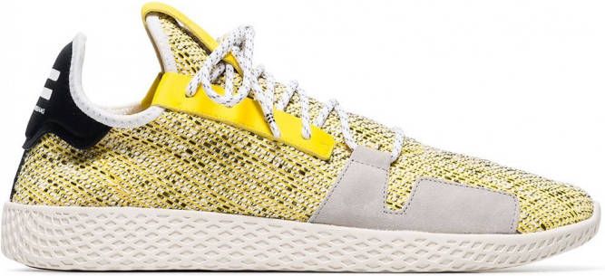 adidas x Pharrell Williams Solarhu V2 tennis sneakers Geel