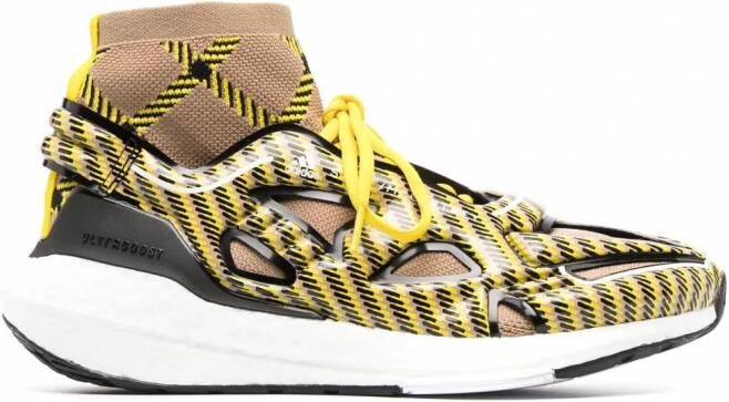 Adidas by Stella McCartney Soksneakers met print Geel