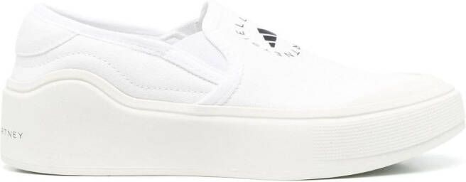 Adidas by Stella McCartney Sneakers met logoprint Wit