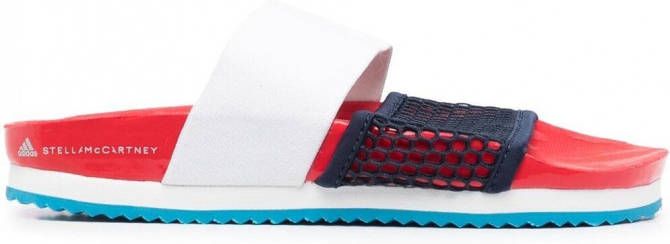 Adidas by Stella McCartney Slippers met mesh dames Stof rubberrubber 6 Blauw