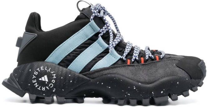 Adidas by Stella McCartney Sneakers met geribbelde zool Zwart