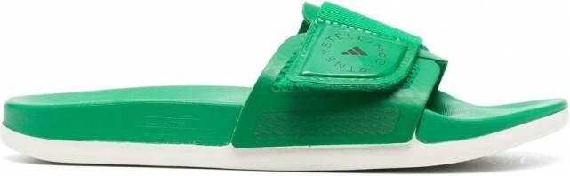 adidas by Stella McCartney Slippers met klittenband Groen