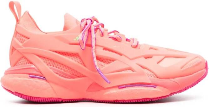Adidas by Stella McCartney Solarglide gebreide sneakers Roze
