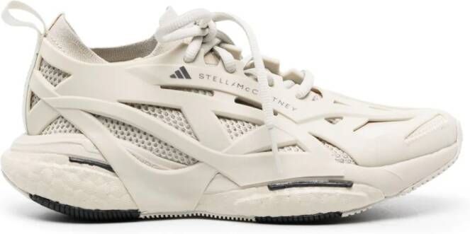 Adidas by Stella McCartney Solarglide sneakers met vlakken Beige