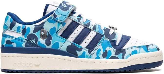 Adidas "x BAPE Forum 84 Low 30th Anniversary Green Camo sneakers" Groen - Foto 1