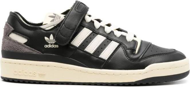 Adidas Forum 84 leren sneakers met vlakken Zwart