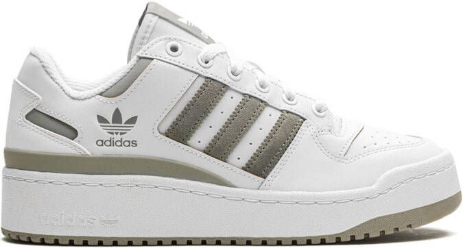 Adidas Forum Bold Stripes "White Silver Pebble" sneakers Wit