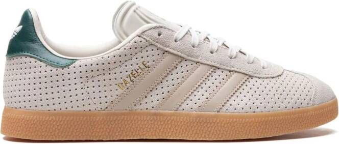 adidas Gazelle "Aluminium Collegiate Green" sneakers Beige