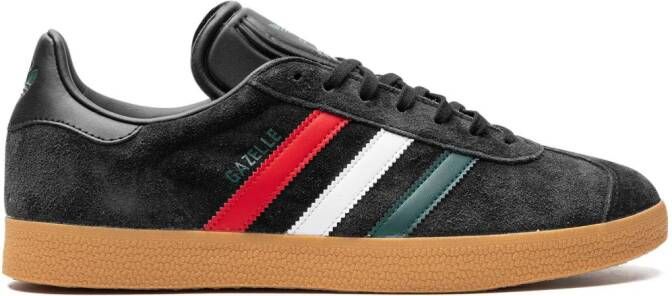 Adidas Gazelle "Black Red Green" sneakers Zwart