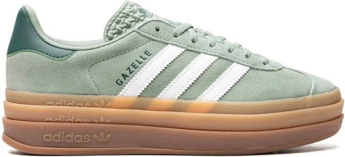 Adidas Gazelle Bold "Silver Green Gum" sneakers Groen