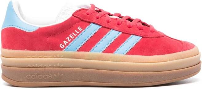 adidas Gazelle Bold sneakers met plateauzool Rood