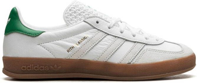 Adidas Gazelle Indoor "Kith-White Green" sneakers Wit