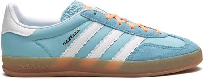 Adidas "Gazelle Indoor Preloved Blue White Gum sneakers" Blauw