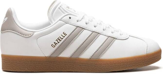adidas Gazelle "White Grey Gum" sneakers Wit