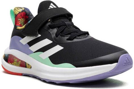 Adidas Kids "FortaRun Floral sneakers" Zwart