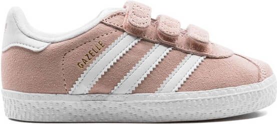 Adidas Kids Gazelle sneakers met klittenband Roze Schoenen