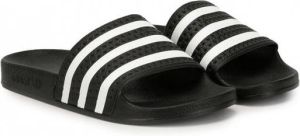 Adidas Kids Gestreepte slippers Zwart