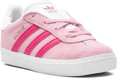 Adidas Kids Originals Gazelle leren sneakers Roze