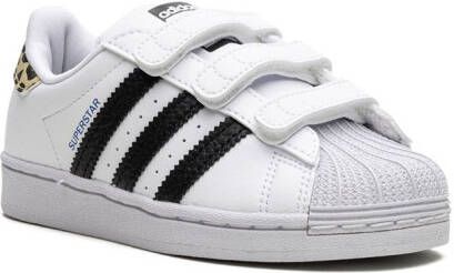 Adidas Kids "Superstar CF C Leopard sneakers" Wit