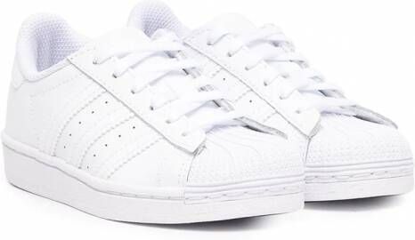 Adidas Kids Superstar low-top sneakers Wit