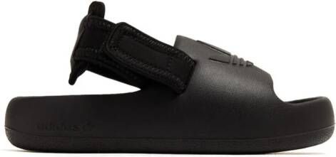 Adidas Kids Sandalen met klittenband en logopatroon Zwart