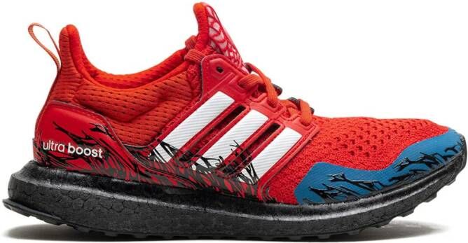 Adidas Kids x Marvel Ultra Boost 1.0 Spider 2 sneakers Rood