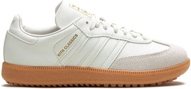 Adidas "Kith Samba Golf White Tint Gum sneakers" Wit