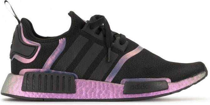 Adidas NMD_R1 gebreide sneakers Zwart