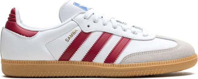 Adidas Samba OG "Collegiate Burgundy" sneakers Wit