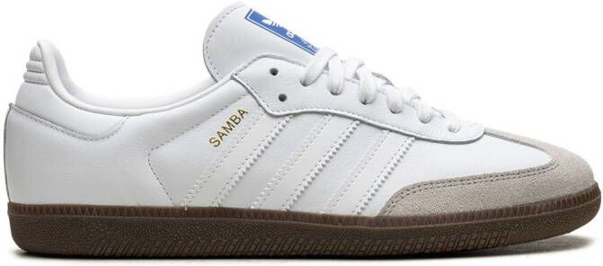 Adidas Samba OG "Double White Gum" sneakers Wit - Schoenen.nl