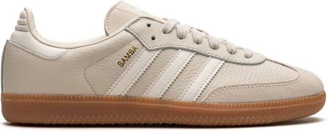 Adidas "Samba OG Green White sneakers" Beige