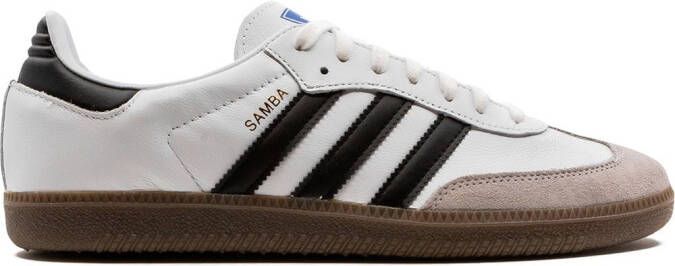 Adidas Samba OG "Cloud White Core Black Clear Granite" sneakers Wit